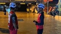 Kondisi banjir Sungai Babakan Brebes di Kecamatan Ketanggungan