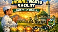 Jadwal sholat Brebes hari ini lengkap delapan waktu dari Imsak hingga Isya