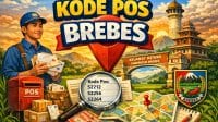 Daftar kode pos Brebes semua kecamatan dalam bentuk tabel informatif