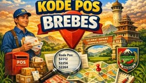 Daftar kode pos Brebes semua kecamatan dalam bentuk tabel informatif