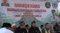 Kegiatan Manaqib Kubro dan normalisasi Kali Babakan di Brebes