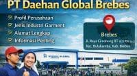 Pabrik PT Daehan Global di Desa Cimohong Bulakamba Brebes Jawa Tengah