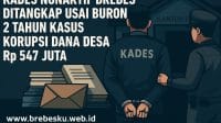 Kades nonaktif Kebonagung Brebes ditangkap Polres Brebes kasus korupsi dana desa