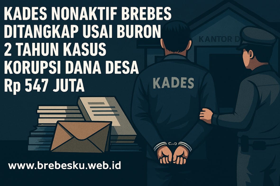 Kades nonaktif Kebonagung Brebes ditangkap Polres Brebes kasus korupsi dana desa