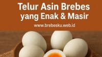 Proses cara membuat telur asin Brebes tradisional dengan bubuk bata merah