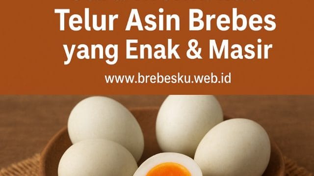 Proses cara membuat telur asin Brebes tradisional dengan bubuk bata merah