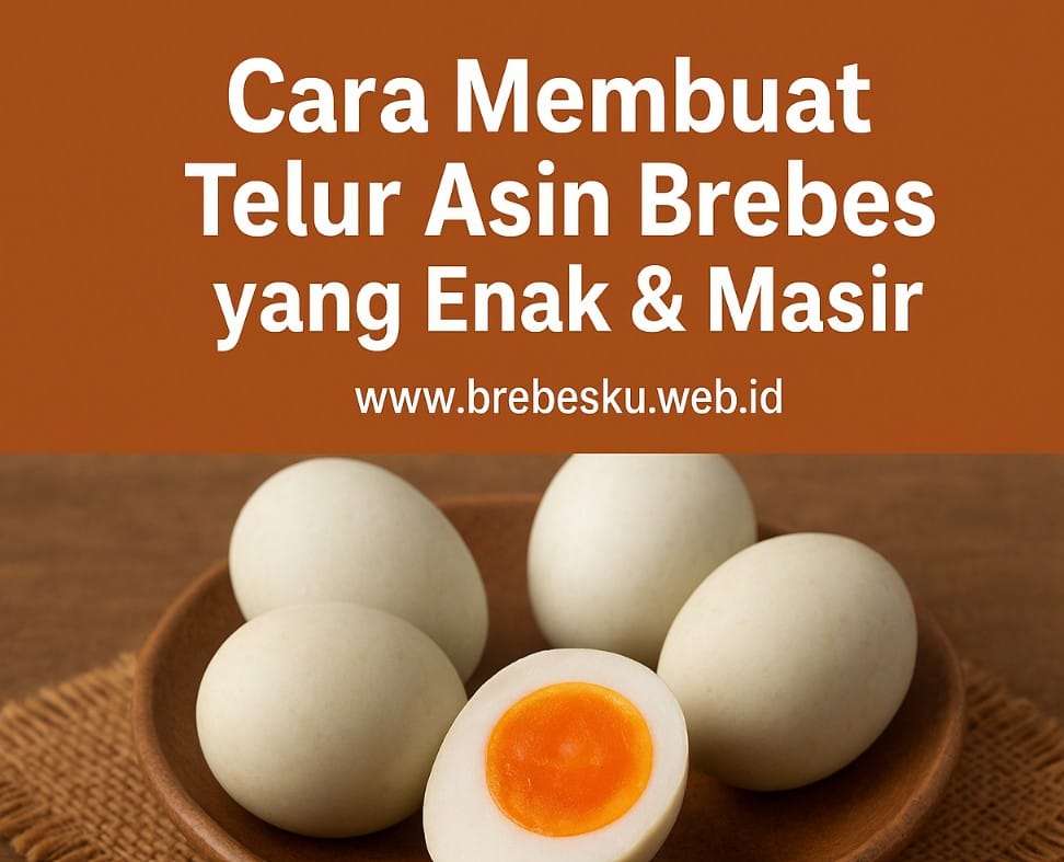 Proses cara membuat telur asin Brebes tradisional dengan bubuk bata merah