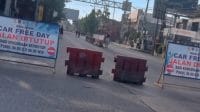 Suasana Car Free Day Brebes di Jalan P Diponegoro yang menutup jalur Pantura dan menuai pro kontra di media sosial