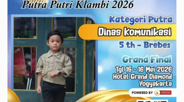 Perwakilan Dinas Kominfo Brebes di Kompetisi Putera Puteri Klambi Nasional 2026