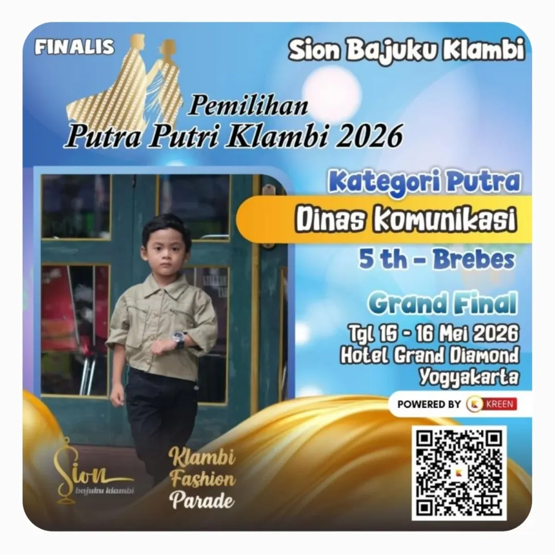 Perwakilan Dinas Kominfo Brebes di Kompetisi Putera Puteri Klambi Nasional 2026