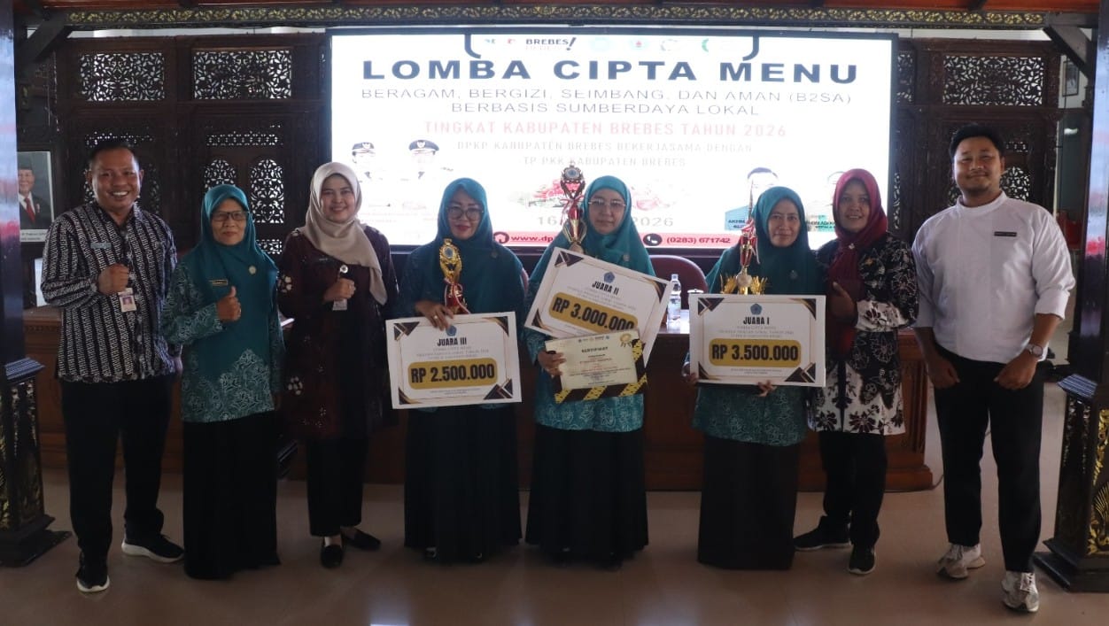 LCM B2SA Brebes 2026 lomba cipta menu pangan lokal bergizi PKK Brebes