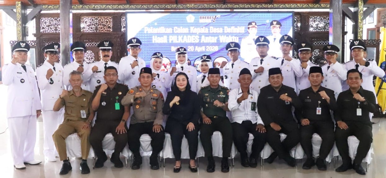 Kepala Desa Antar Waktu Brebes Dilantik Bupati Paramitha Widya Kusuma