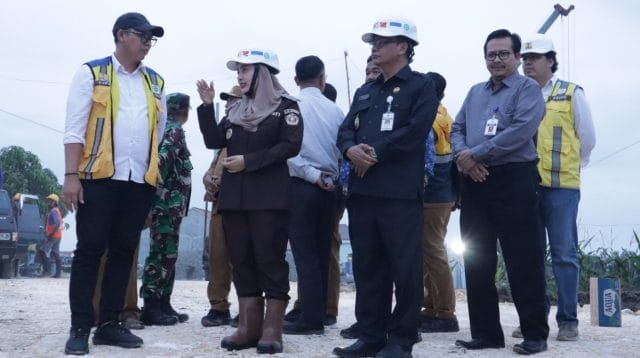 pembangunan Sekolah Rakyat Brebes Desa Wlahar Larangan jembatan Bailey Juni 2026