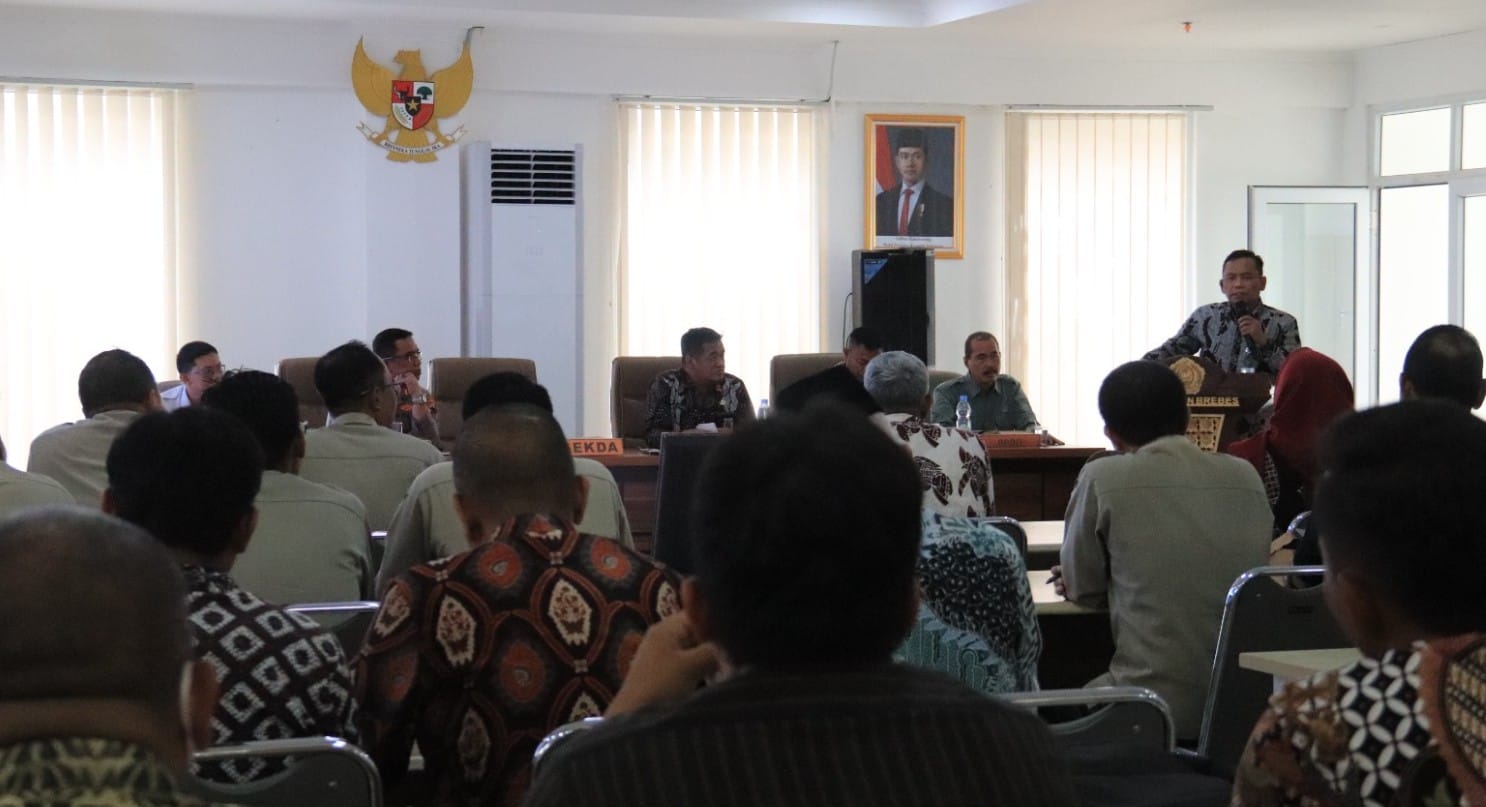 antisipasi kekeringan dan karhutla Brebes 2026 BPBD rakor mitigasi bencana kemarau