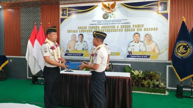 Kalapas baru Lapas Brebes 2026 Mudo Mulyanto sertijab Lapas Kelas IIB Brebes