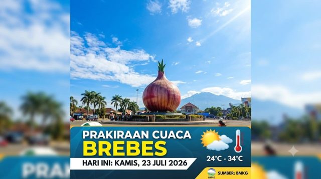 Cuaca Kabupaten Brebes hari ini menurut BMKG